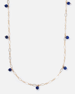 LAPIS JANELLE 14K GOLD FILLED NECKLACE