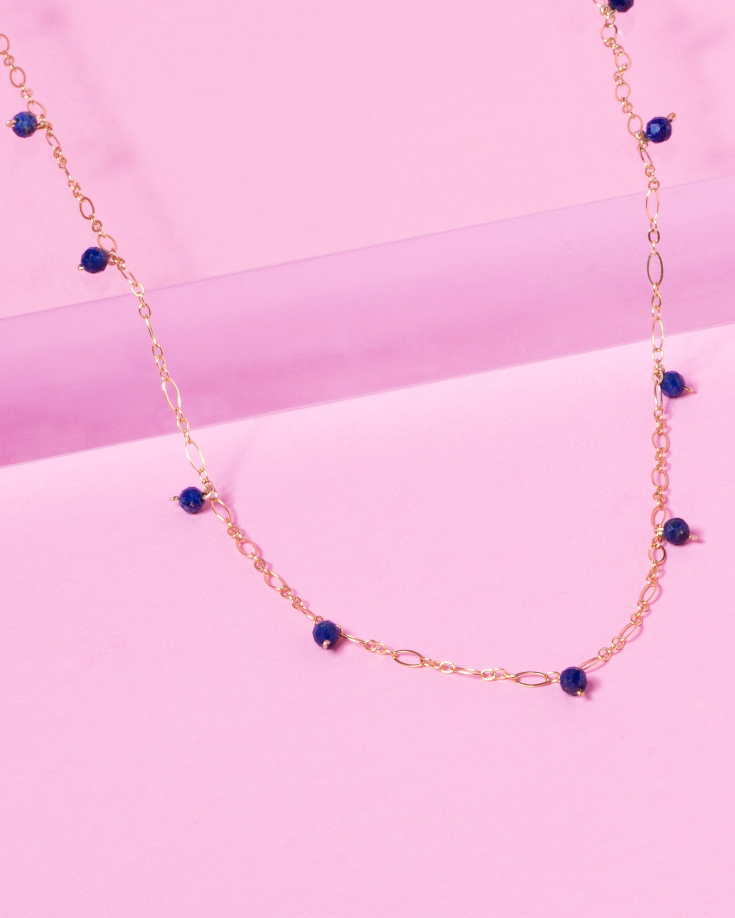 LAPIS JANELLE 14K GOLD FILLED NECKLACE