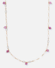 Load image into Gallery viewer, RHODONITE JANELLE 14K GOLD FILLED NECKLACE