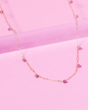 Load image into Gallery viewer, RHODONITE JANELLE 14K GOLD FILLED NECKLACE