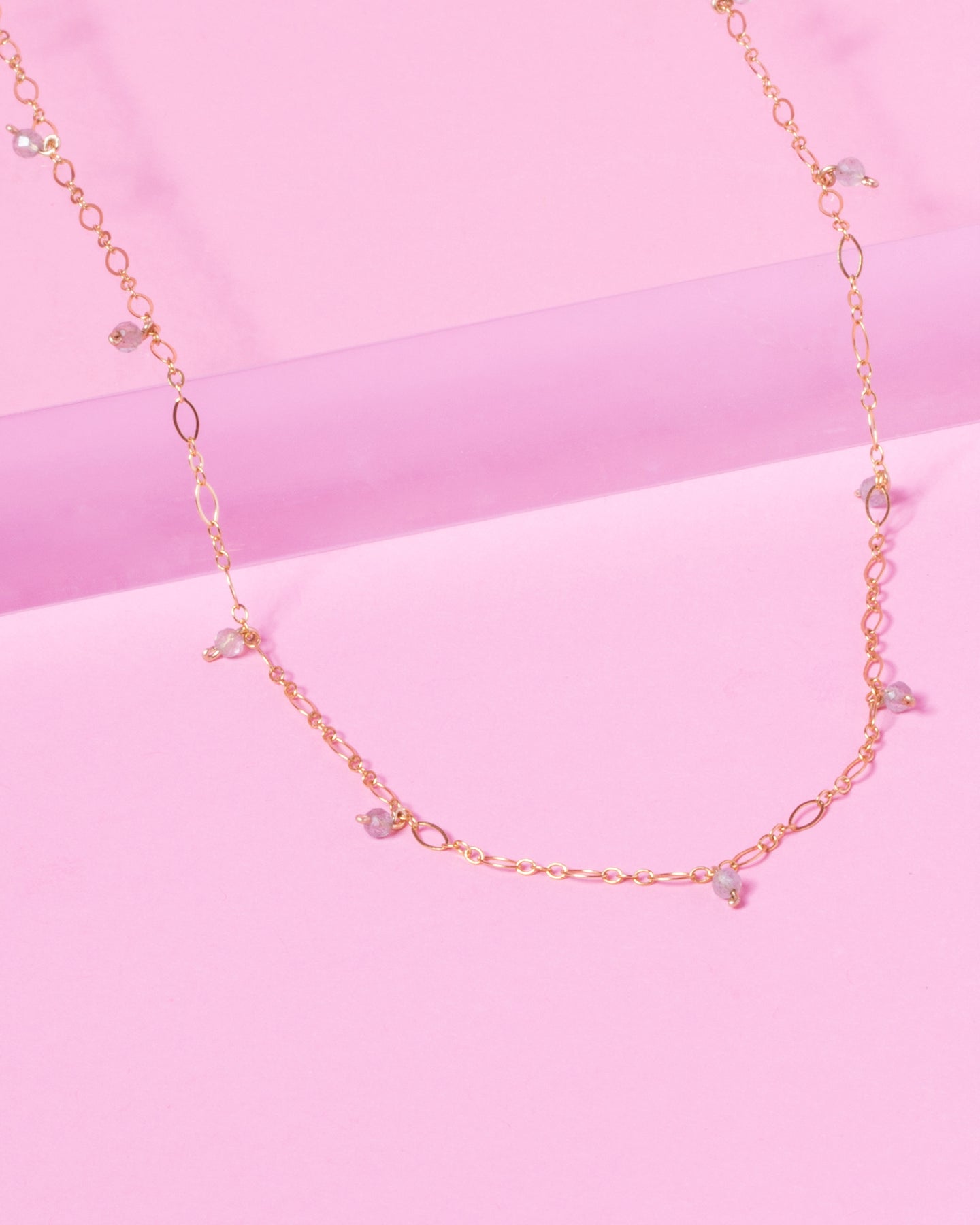 LABRADORITE JANELLE 14K GOLD FILLED NECKLACE
