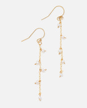 Load image into Gallery viewer, PEARL 14K GOLD FILLED DROP EARRINGS
