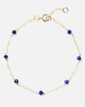 Load image into Gallery viewer, LAPIS CONSTELLATION 14K GOLD FILLED BRACELET