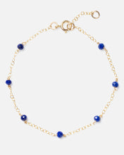 Load image into Gallery viewer, LAPIS CONSTELLATION 14K GOLD FILLED BRACELET