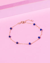 Load image into Gallery viewer, LAPIS CONSTELLATION 14K GOLD FILLED BRACELET