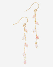 Load image into Gallery viewer, PINK OPAL 14K GOLD FILLED DROP EARRINGS