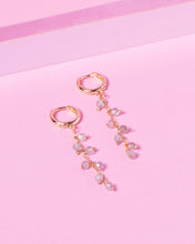 Load image into Gallery viewer, LABRADORITE MACALA 14K GOLD FILLED DROP EARRINGS
