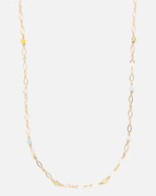 Load image into Gallery viewer, LEAH&#39;S MULTI-GEM BEADED 14K GOLD FILLED FANCY CHAIN