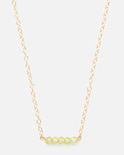 Load image into Gallery viewer, PERIDOT CLUSTER 14K GOLD FILLED NECKLACE