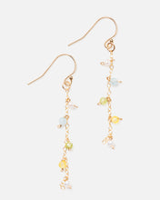 Load image into Gallery viewer, LEAH&#39;S MULTI-GEM 14K GOLD FILLED DROP EARRINGS
