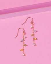 Load image into Gallery viewer, LEAH&#39;S MULTI-GEM 14K GOLD FILLED DROP EARRINGS