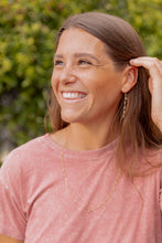 Load image into Gallery viewer, RHODONITE JANELLE 14K GOLD FILLED NECKLACE
