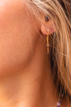 Load image into Gallery viewer, STAR 14K GOLD FILLED HUGGIE EARRINGS