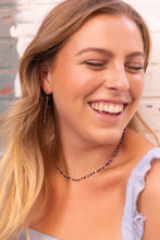 Load image into Gallery viewer, LAPIS CONFETTI 14K GOLD FILLED SPRINKLED NECKLACE