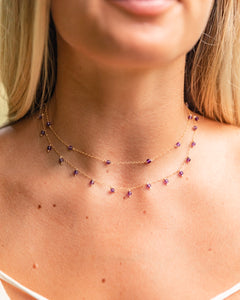 LAPIS KATHY 14K GOLD FILLED NECKLACE