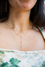 Load image into Gallery viewer, SHOOTING STAR PINK OPAL 14K GOLD FILLED NECKLACE