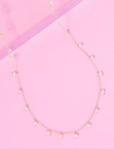 gold gemstone necklace